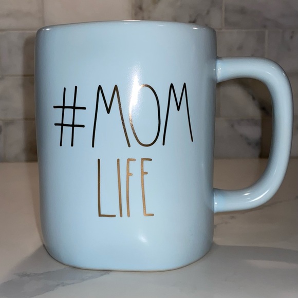 Rae Dunn Hashtag Mom Life Light Blue Mug - Picture 7 of 10